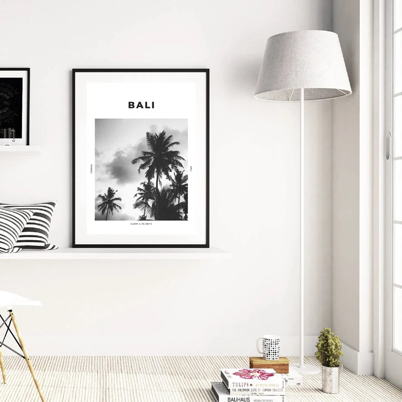 Impression sur toile Bali style scandinave