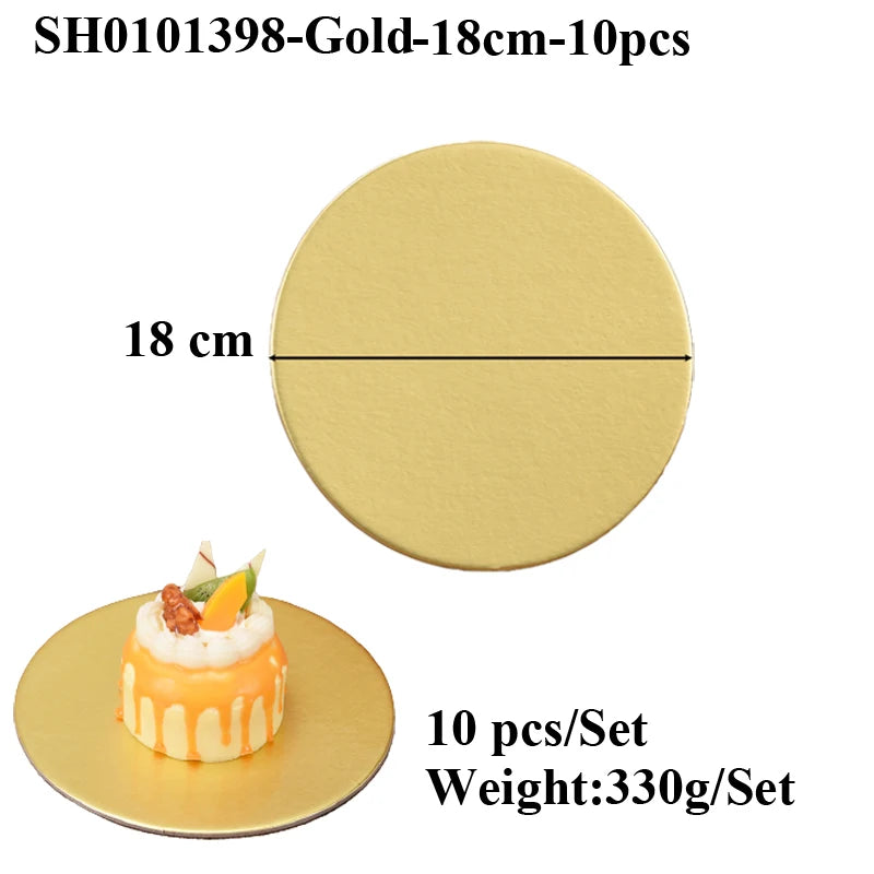assiettes rondes dorées unies modernes respectueuses environnement opaques variées tailles pâtisserie