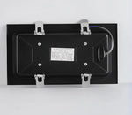 plaque led moderne noir blanc 12w 18w 24w clips métalliques opacité 10x20cm