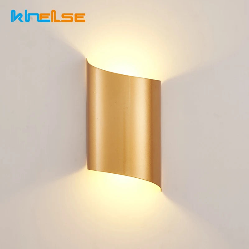 applique murale led moderne or blanc minimaliste fixée mur source lumineuse led 249 2000