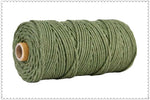 corde macramé coton torsadé mm décoration artisanale rustique fait main textile maison