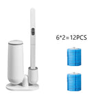 brosse wc blanche moderne brosse usage unique base plate minimaliste set 120 têtes brosse
