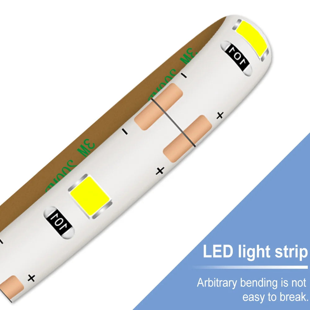 ruban led blanc chaud adhésif moderne 60leds 1m 3v 5v piroptir