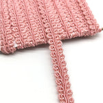 ruban dentelle motif floral couleur rose bleu violet classique yards polyester coton echangement mariage