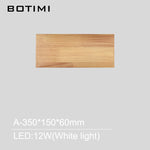 lampe murale moderne bois naturel clair éclairage quotidien chambre cuisine salle manger fixée mur