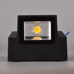 applique murale led moderne blanc noir verre trempé facile éclairage extérieur minimaliste
