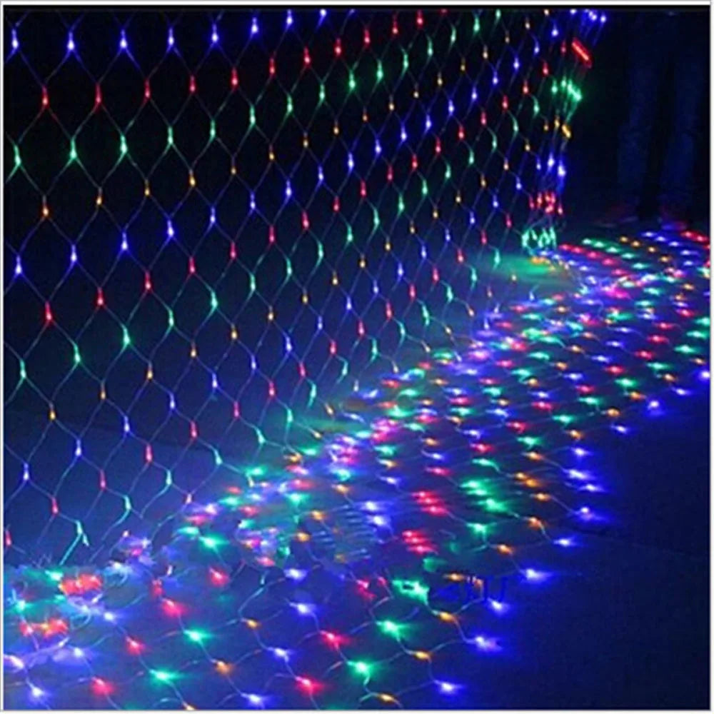 filet lumineux led blanc chaud noel moderne clips câbles decoration extérieure