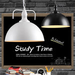 suspension lumineuse industrielle vintage fer noir ampoule led chaîne métallique salon chambrehôtel