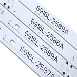 bande led 49 pouces blanc moderne 980mm lumières connecteurs