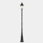 lumière rue extérieure moderne or ornements classique ip65 led e27 noir aluminium