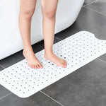 tapis bain pvc thème marin poissons coraux géométrique antidérapant moderne enfantin suction salle bain