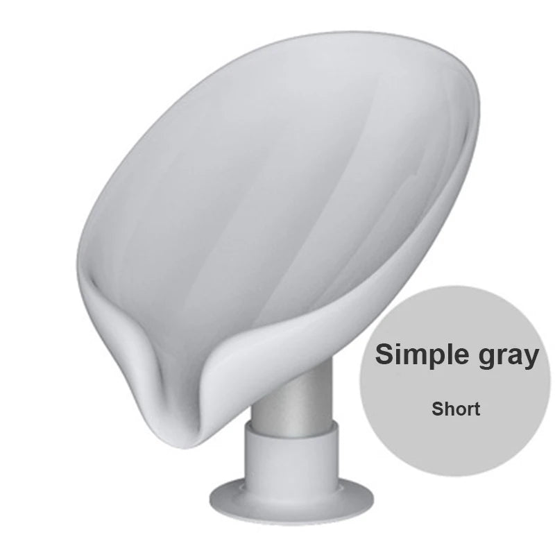 support savon transparent contemporain adhésif salle bain portable gris fixe savon moderne