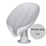support savon transparent contemporain adhésif salle bain portable gris fixe savon moderne