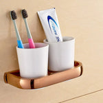 porte serviettes or rose moderne porte savon porte rouleau papier toilette porte gobelet brillant