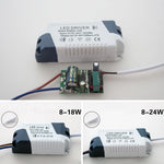 driver led alimentation électrique étanche 24w 90 265v blanc gris moderne certification