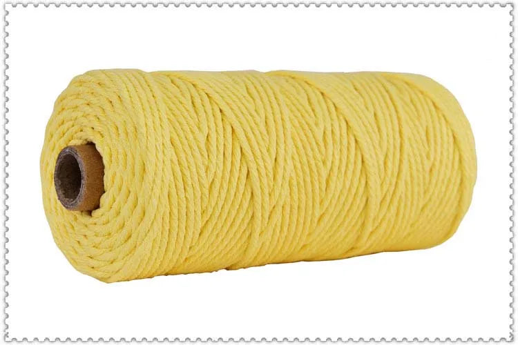 corde macramé coton vert clair mm décoration artisanale bricolage fait main