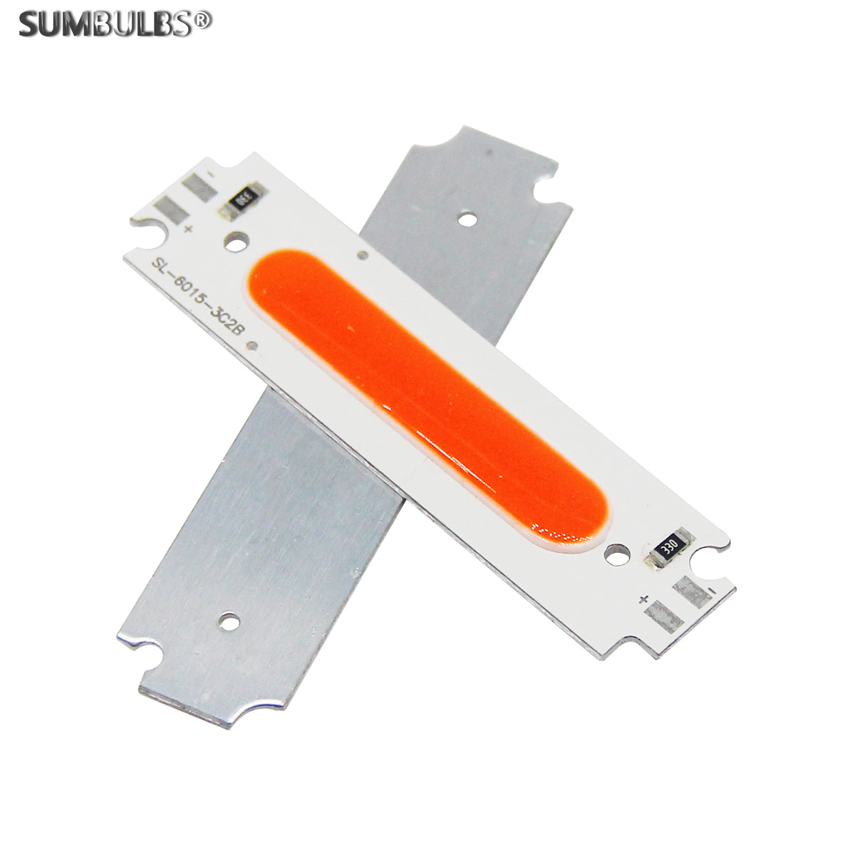 lampe led moderne 60x37mm orange bleu vert blanc connecteurs électriques 2000 lumens 20000h