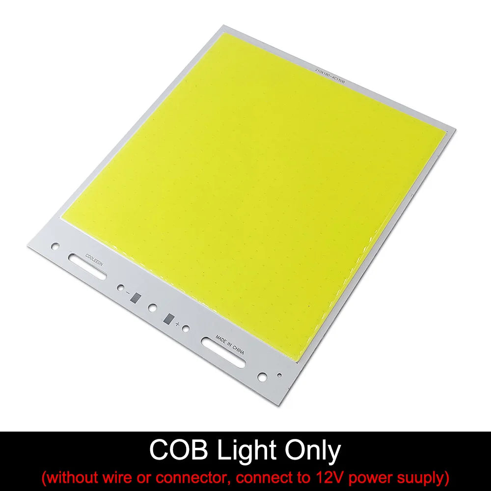 panneau led blanc moderne 180x173mm clips câble adaptateur secteur