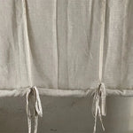 rideau rouleau beige clair coton lin opacité classique fenêtre salon maison