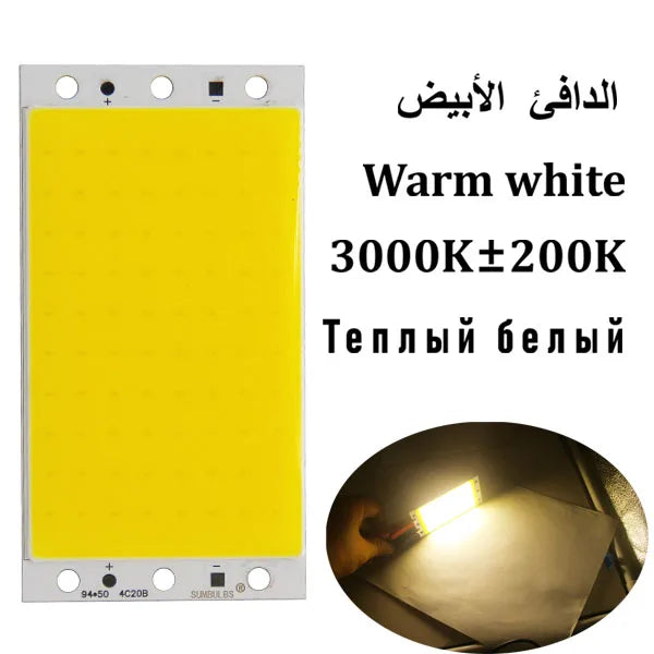 Panneau led blanc jaune orange mat moderne 94mm 78mm différents