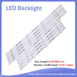 bande led 49 pouces blanc moderne 980mm lumières connecteurs