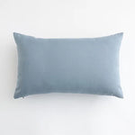 housse coussin polyester bleu clair rayures carreaux moderne décoration maison lit chaise canapé