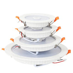 spot led encastrable capteur mouvement blanc moderne câbles 12w 18w 20w