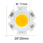 puces led cob 3w 5w 7w 10w blanc neutre froid adhésif hautes performances 300ma