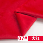 tissu velours épais orange rouge gris moderne 155cm largeur coudre robe matériel bricolage