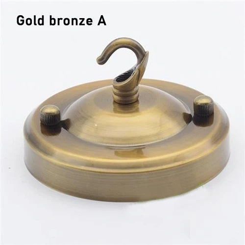 support suspension moderne anneau blanc noir cuivre doré argenté rond lisse