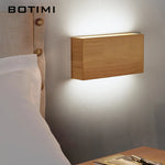 lampe murale moderne bois naturel clair texture bois opacité éclairage chambre cuisine fixée mur