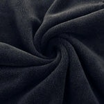 serviette bain microfibre séchage rapide noire rectangulaire 120x200cm moderne compressée absorption élevée lavable