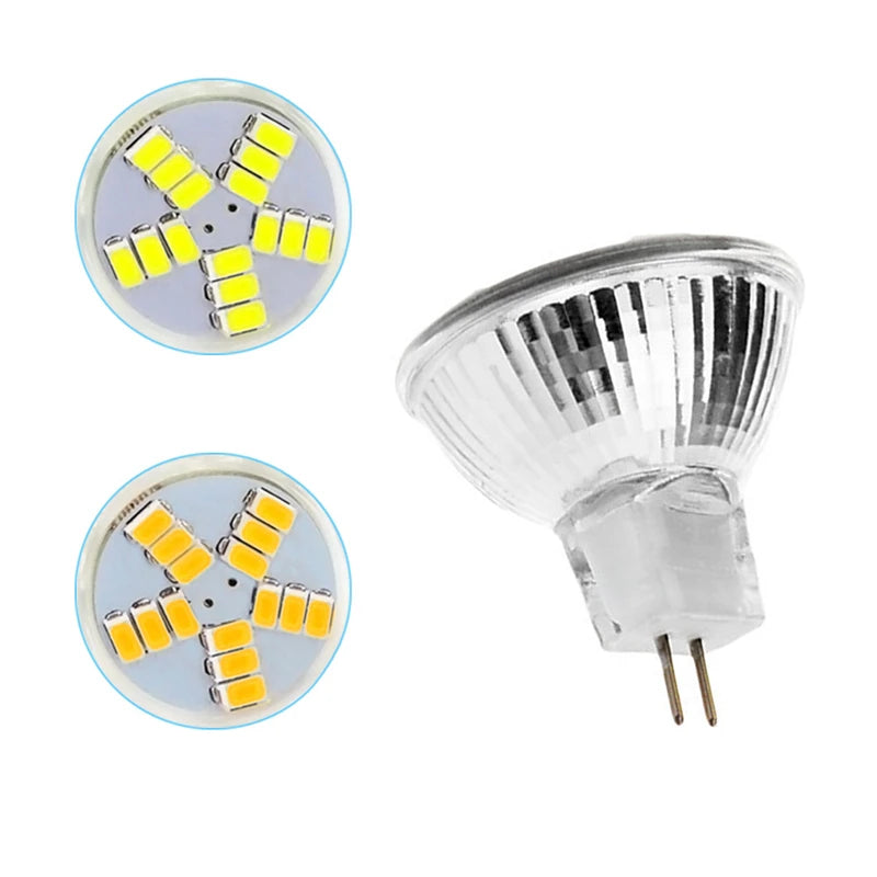 ampoule led 12v blanc chaud froid 3w 5w 7w 2700k 6500k 50000h ø35mm
