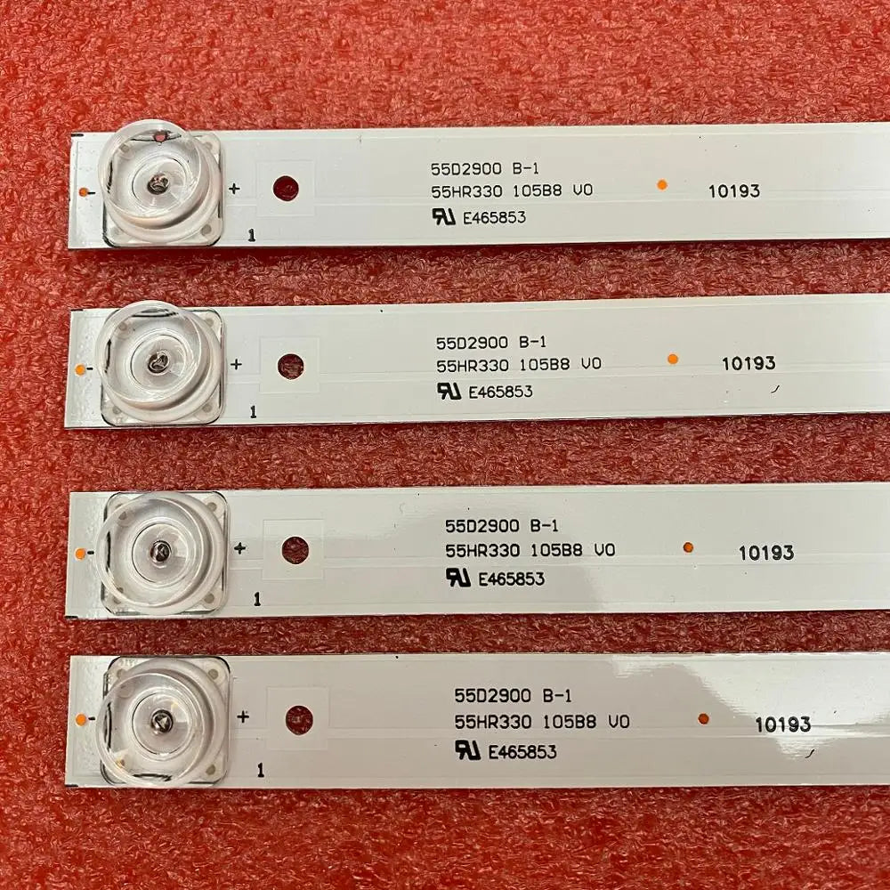 bandes led rétroéclairage téléviseur blanc moderne symbole ul e465853