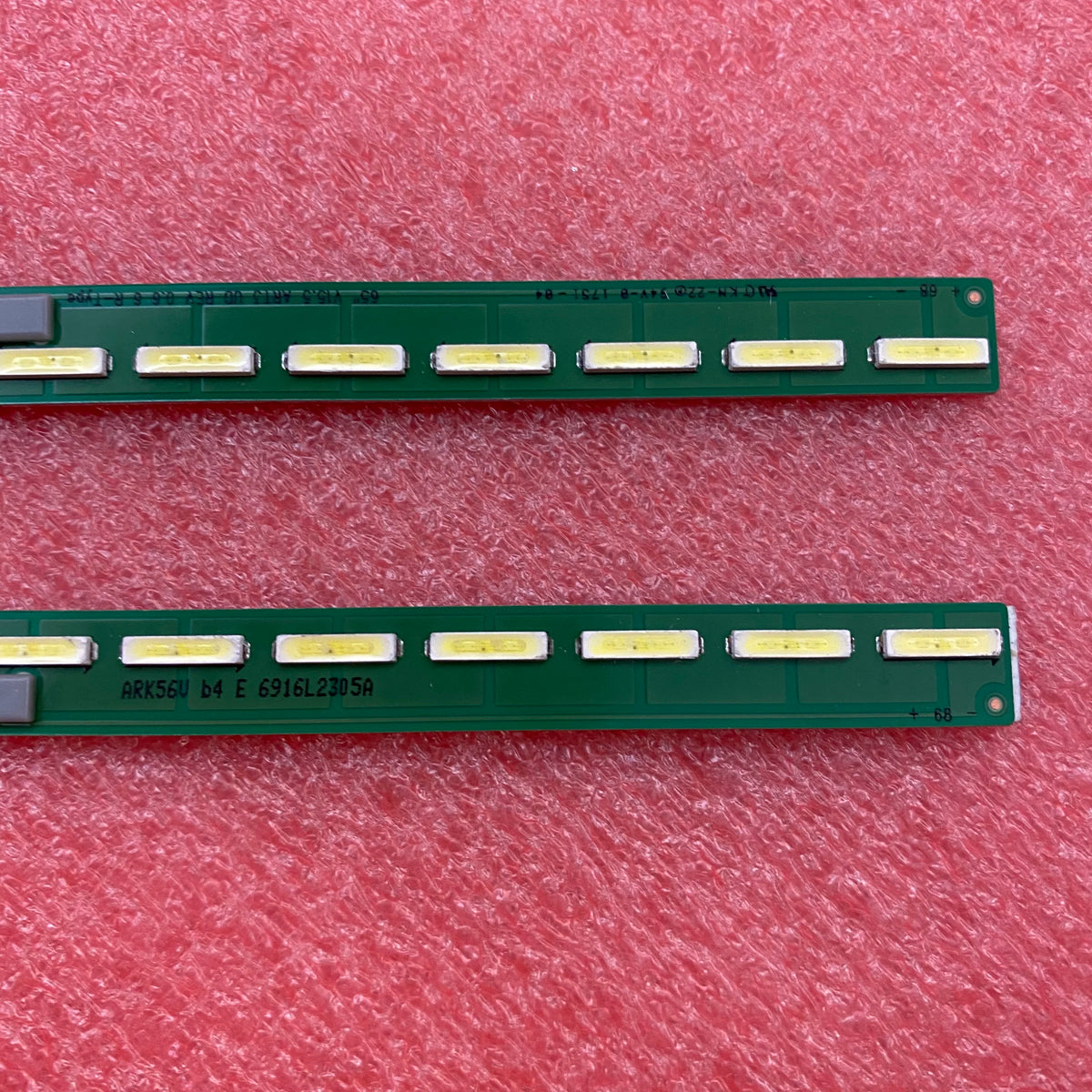 Bande led vert ligne blanche moderne connecteurs deux broches aluminium
