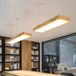 lampe suspendue bois naturel moderne pendentif blanc texture bois chambre salon étude hall
