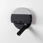 lampe murale moderne LED noir blanc interrupteurs éclairage quotidien chambre cuisine salle manger entrée
