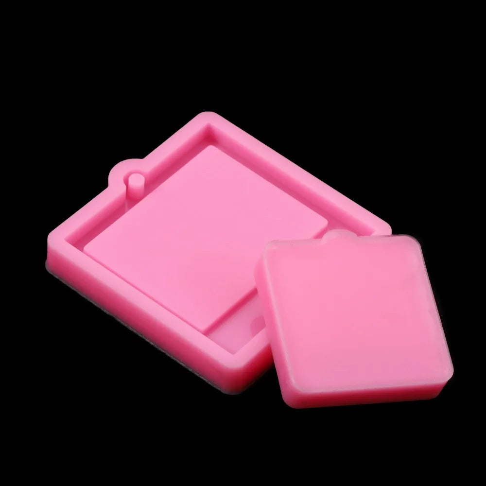 cadre photo silicone rose moderne minimaliste support plat lisse bijou artisanal bricolage