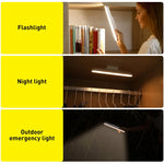 lampe led rechargeable aimantée sans fil blanc moderne minimaliste toucher marche arrêt usb recharge