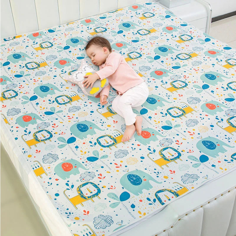 tapis sol enfant animaux mignons blanc bleu orange gris rose vert moderne