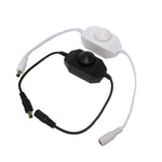 interrupteur rotatif led noir blanc gradation on off adhésif moderne certification ul rohs