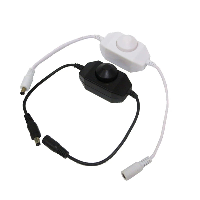interrupteur rotatif led noir blanc gradation on off adhésif moderne certification ul rohs