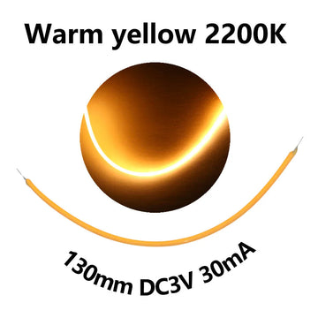 décoration led flexible 130mm jaune rouge vert bleu blanc moderne minimaliste