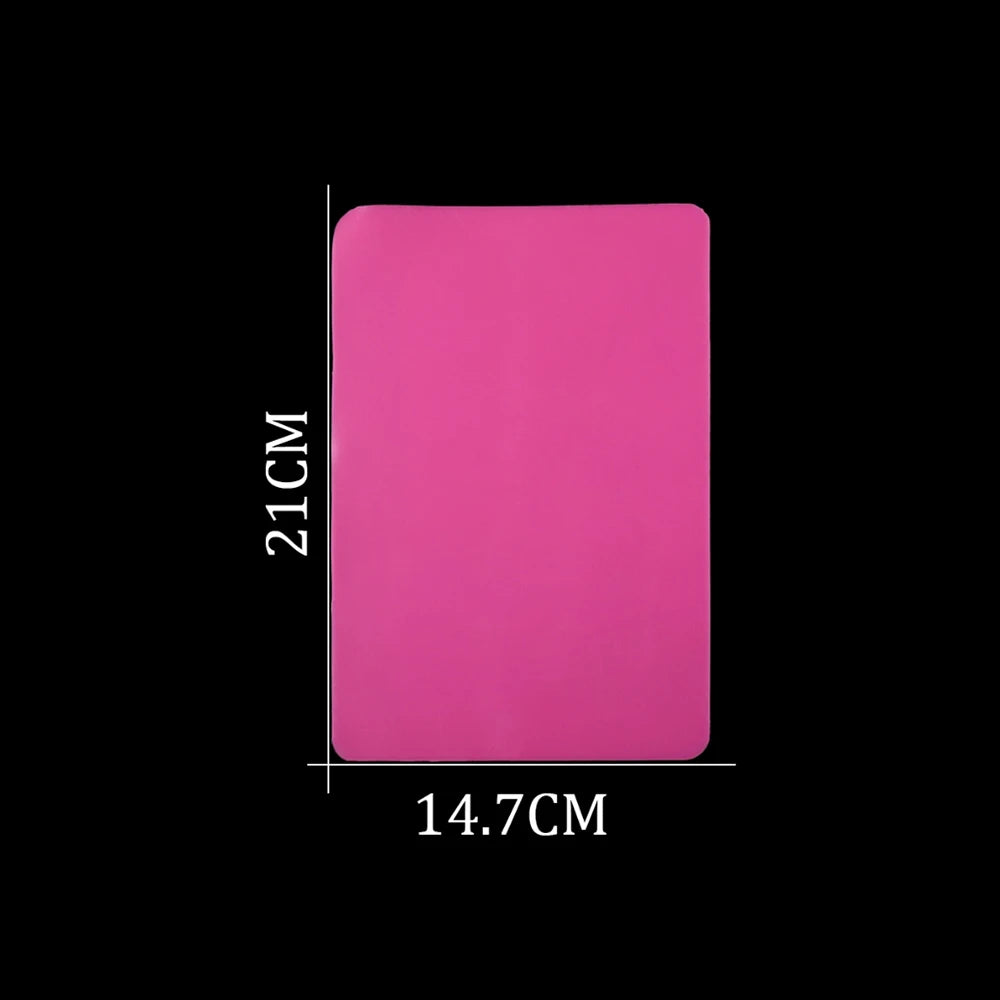 plaque silicone transparente moderne adhésive bleu rose outil fabrication époxy pinceau flacon peinture papier