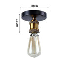 lampe suspension industrielle transparente noire dorée fixations ampoule led éclairage chambre salle manger