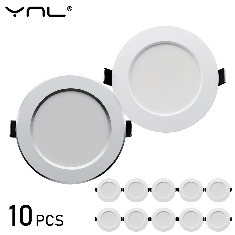 Spot LED blanc moderne 7W 9W 12W 15W 18W étanche clips fixation
