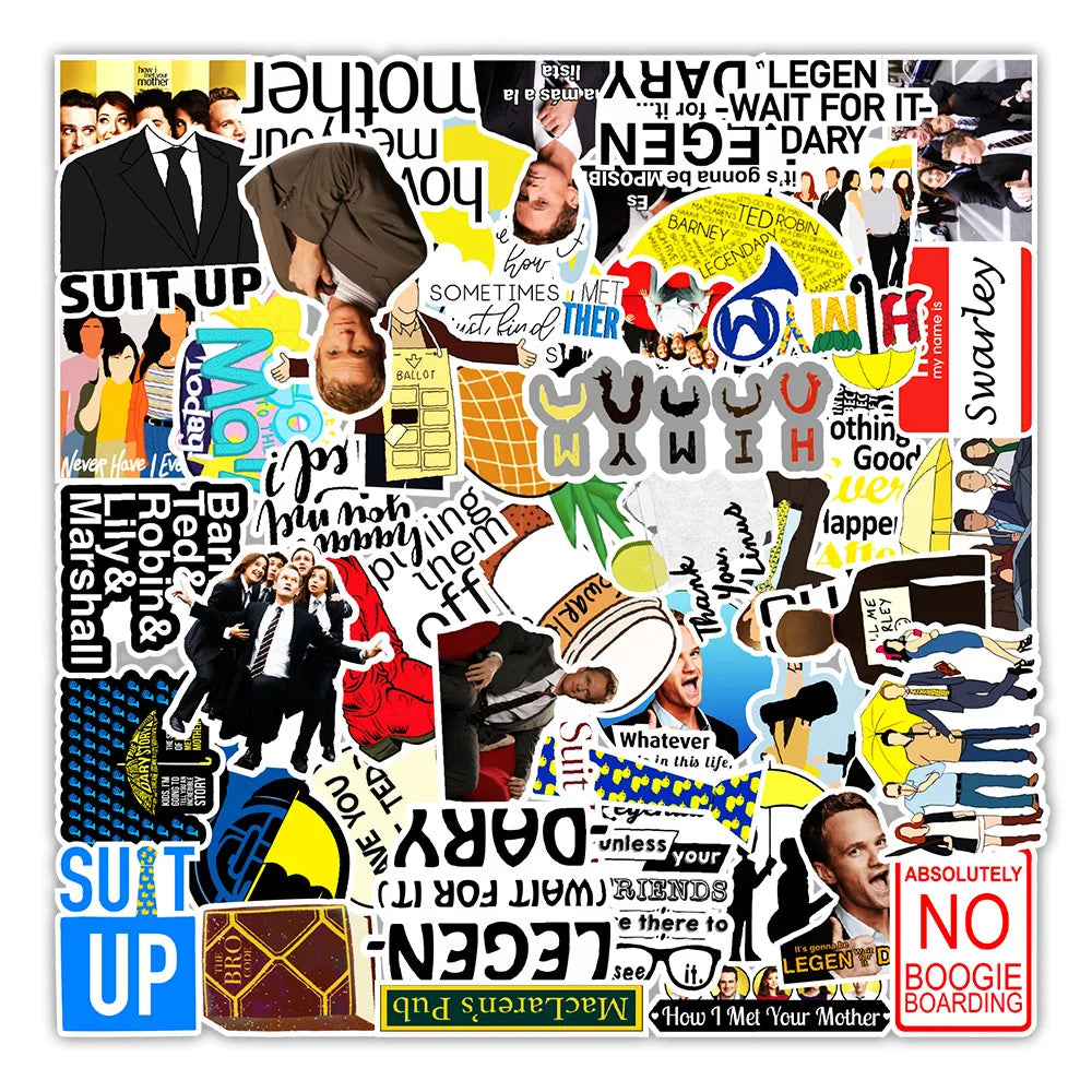 sticker pop art graphiques humoristiques adhésifs multicolores kpop anime enfants adultes traceurs PVC étanches