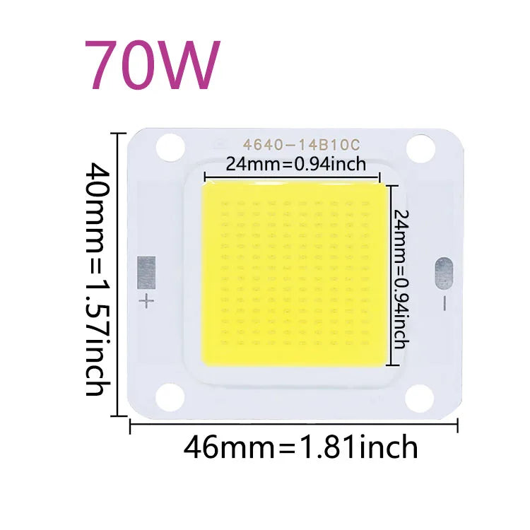 puce led cob haute puissance blanc chaud projecteur ampoule diy électronique composants électronique