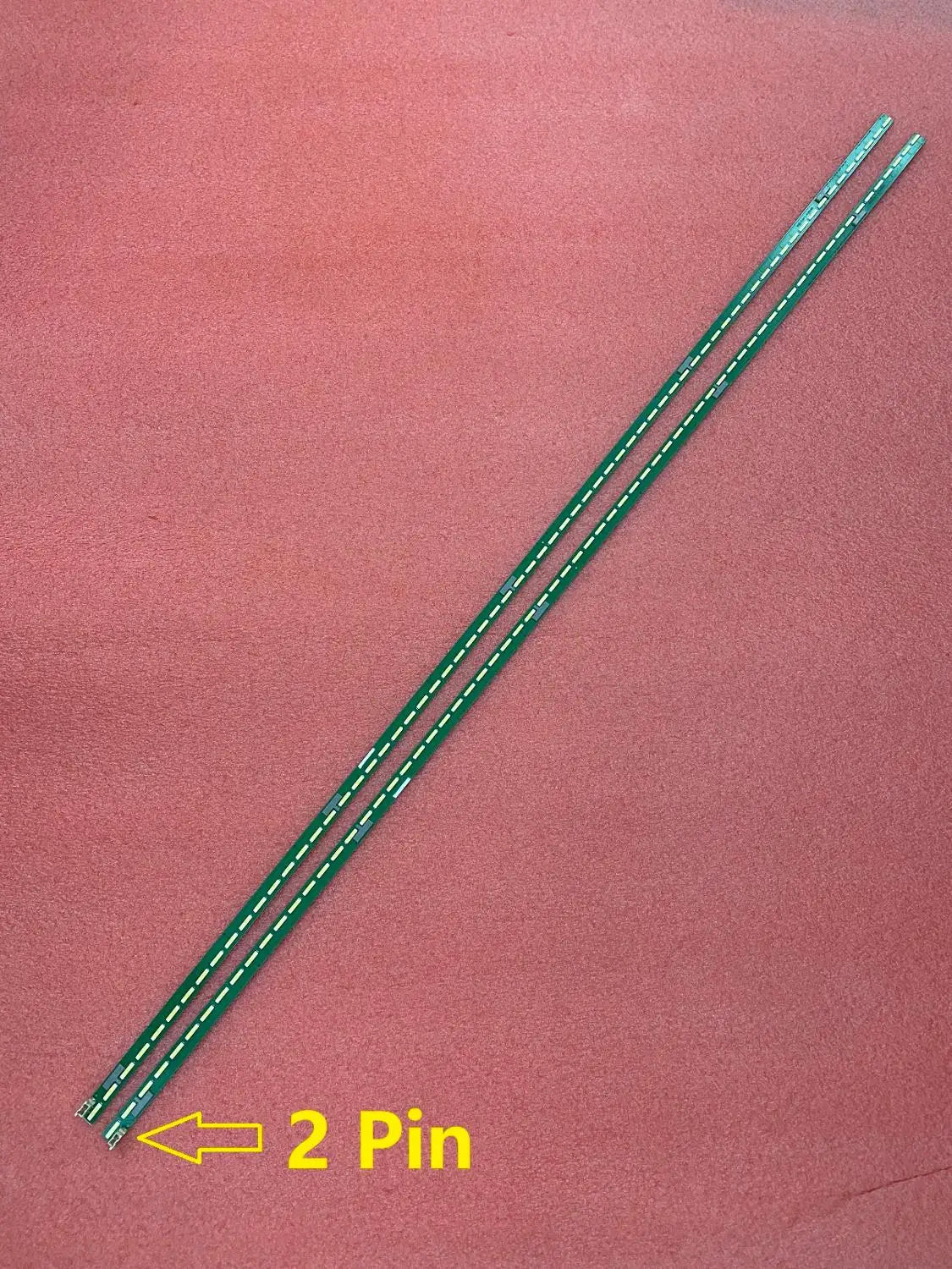 Bande led vert ligne blanche moderne connecteurs deux broches aluminium