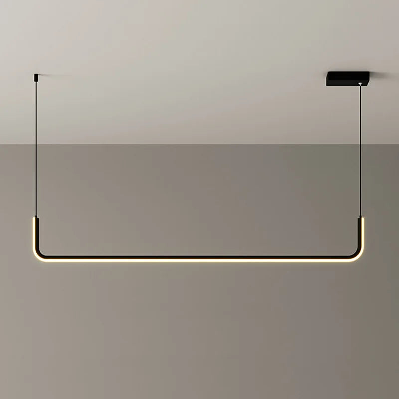 Lampe suspendue moderne minimaliste noir doré brillante 249 2000 lumens 21 42W